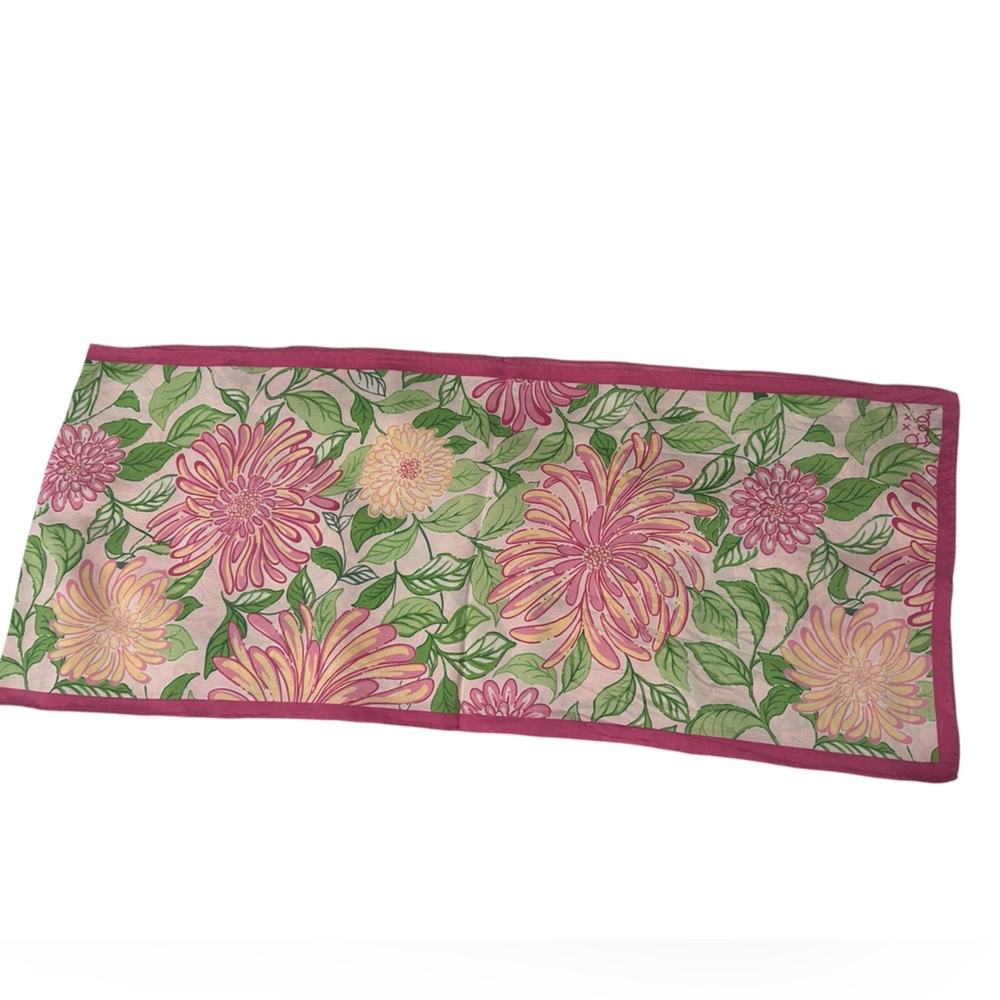 Lilly Pulitzer floral print scarf